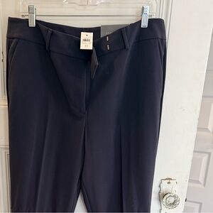 Ann Taylor Navy Straight Leg Trousers